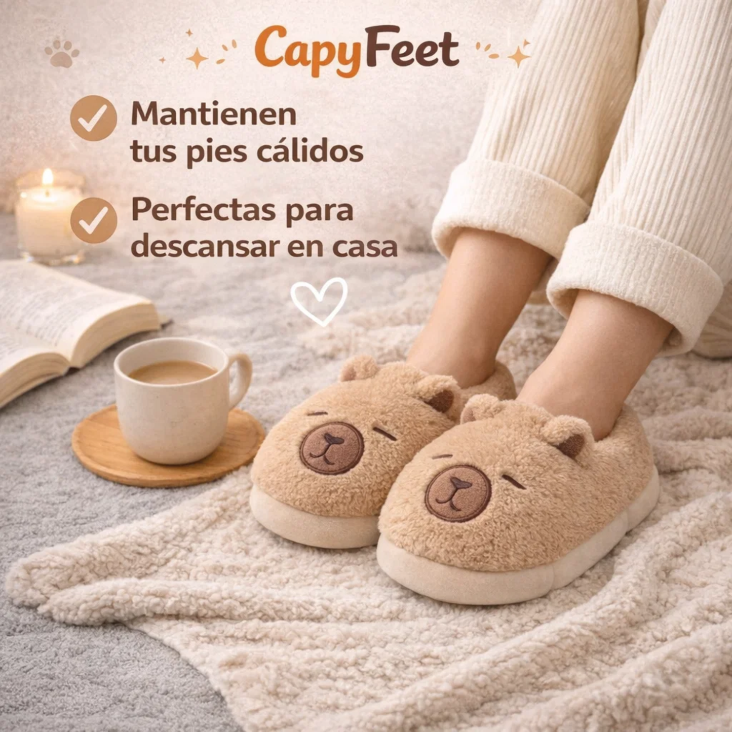 CapyFeet - Pantuflas de Capibara